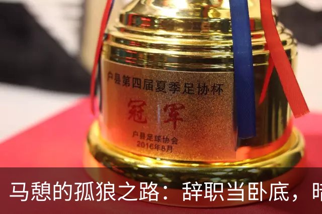 马憩的孤狼之路：辞职当卧底，暗潮涌动再出发！